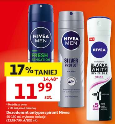 Dezodorant antyperspirant, Nivea