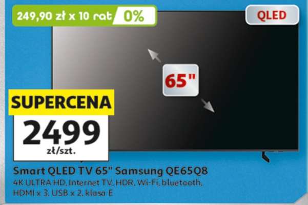 Smart QLED TV 65" Samsung QE65Q8