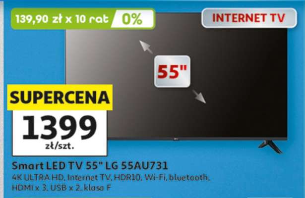 SMART LED TV 55" LG 55AU731