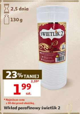 Wkład parafinowy świetlik 2