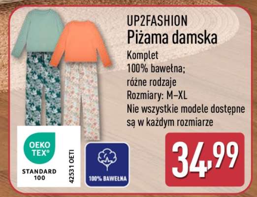 UP2FASHION Piżama damska