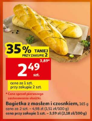 Bagietka z masłem i czosnkiem