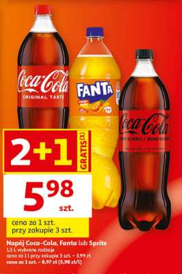 Napój Coca-Cola, Fanta lub Sprite