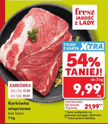 Karkówka wieprzowa bez kości 1 kg