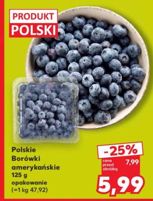 Polskie Borówki amerykańskie 125 g