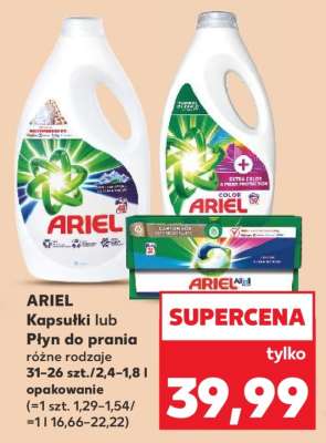 ARIEL Kapsułki lub Płyn do prania