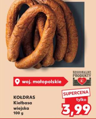 KOŁDRAS Kiełbasa wiejska 100 g