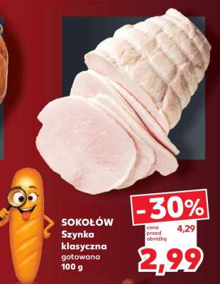 SOKOŁÓW Szynka klasyczna gotowana 100 g