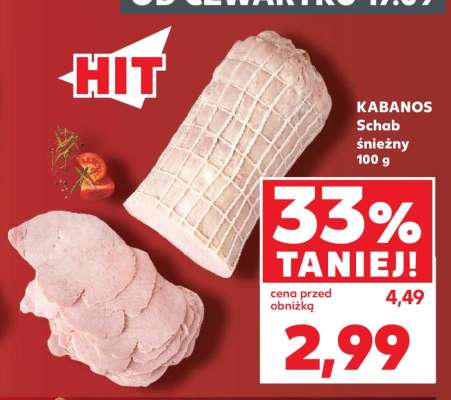 KABANOS Schab śnieżny 100 g