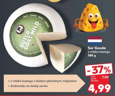Ser Gouda z mleka koziego 100 g