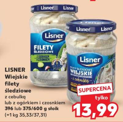 LISNER Wiejskie filety śledziowe