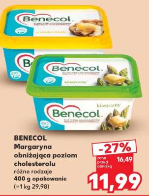 BENECOL Margaryna obniżająca poziom cholesterolu