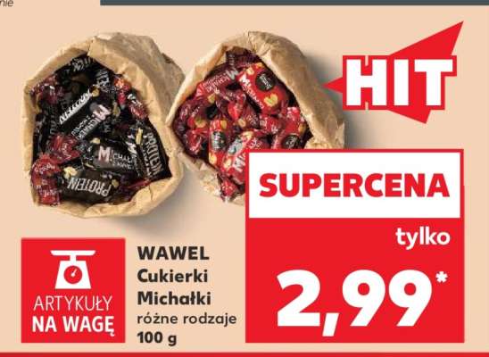 WAWEL Cukierki Michałki różne rodzaje 100 g