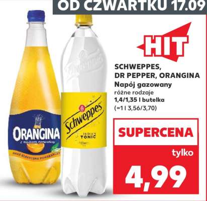 SCHWEPPES, DR PEPPER, ORANGINA