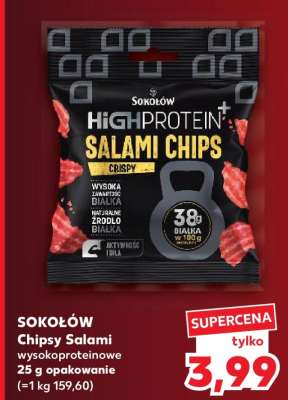 SOKOŁÓW Chipsy Salami wysokoproteinowe