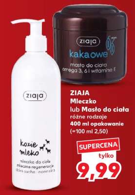 ZIAJA Mleczko lub Masto do ciała