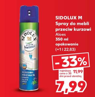 SIDOLUX M Spray do mebli przeciw kurzowi