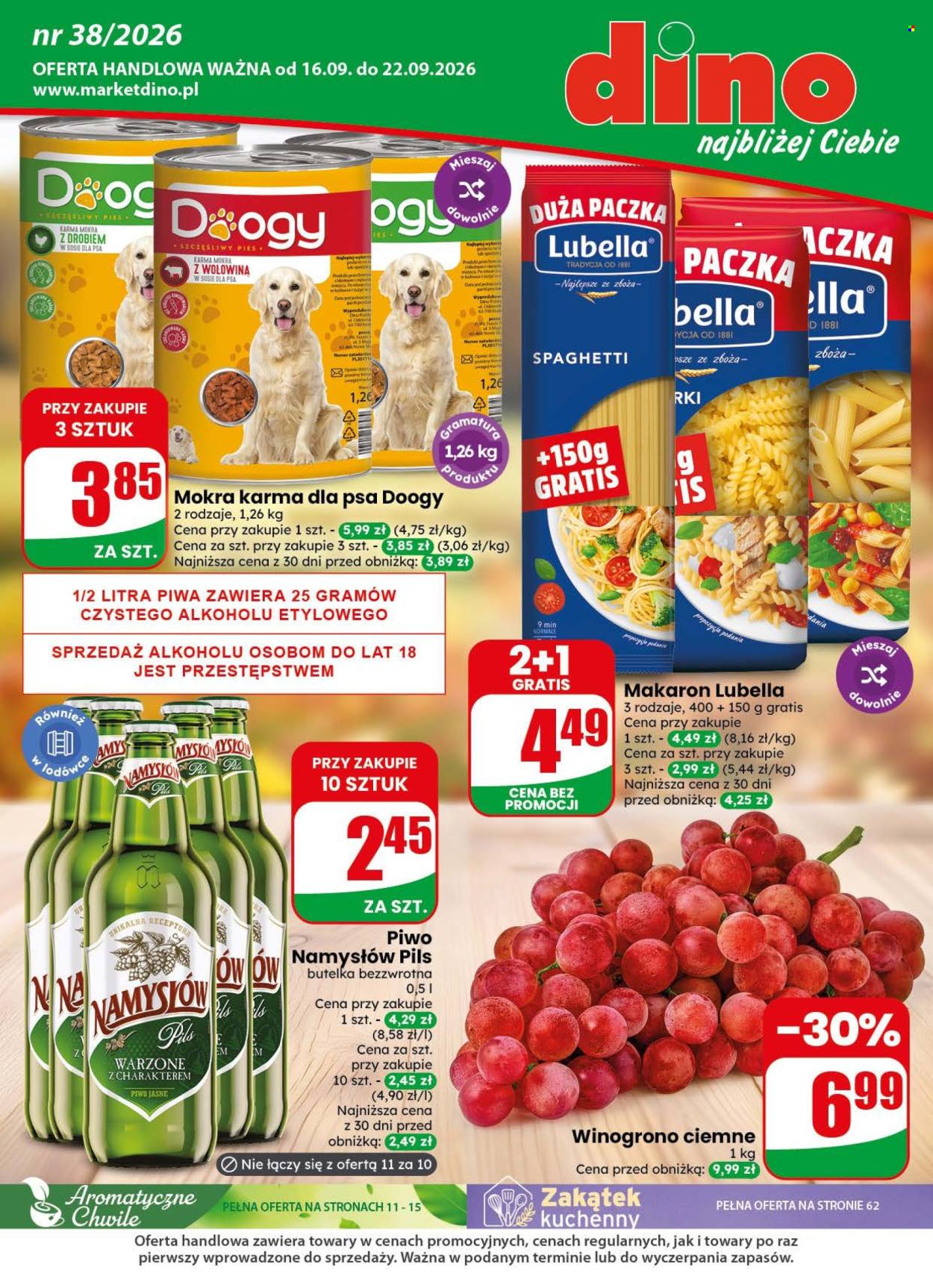 Gazetka Dino - 16.09.2026 - 22.09.2026. Strona 1