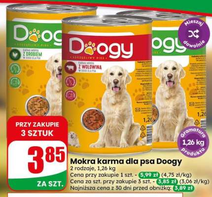 Mokra karma dla psa Doogy