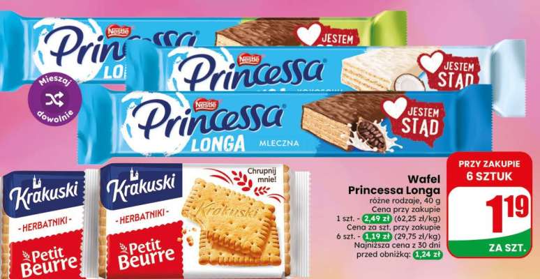 WAFEL PRINCESSA LONGA