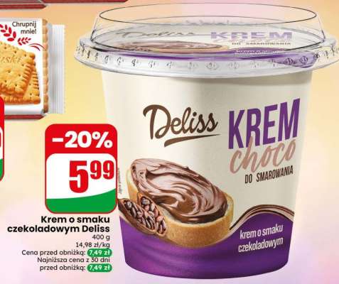 Krem o smaku czekoladowym Deliss