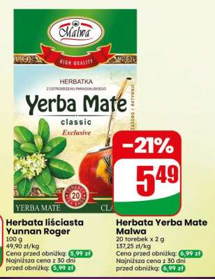 Herbata Yerba Mate Malwa