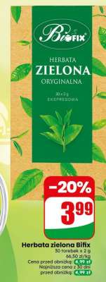 Herbata zielona Bifix