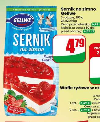 Sernik na zimno Gellwe