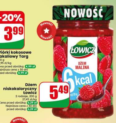 Dżem niskokaloryczny Łowicz