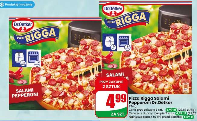 Pizza Rigga Salami Pepperoni Dr. Oetker