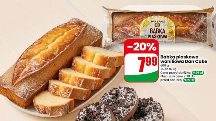 Babka piaskowa waniliowa Dan Cake