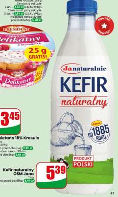Kefir naturalny OSM Jana