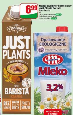 Napój owsiano-karmelowy Just Plants Barista Tymbark