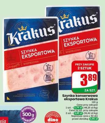 Szynka konserwowa eksportowa KRAKUS