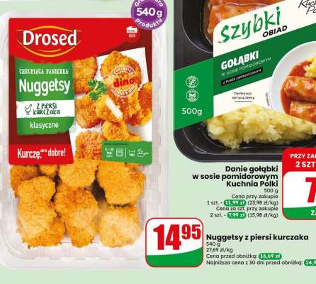 Nuggetsy z piersi kurczaka