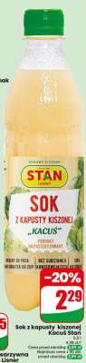 Sok z kapusty kiszonej Kacuś Stan