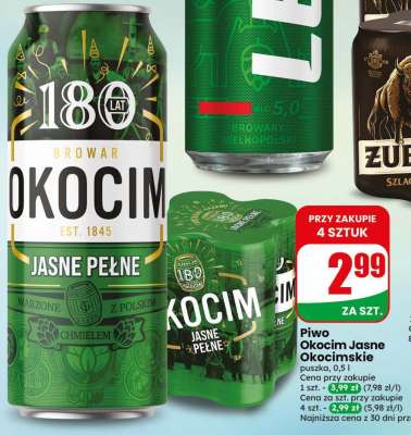 Piwo Okocim Jasne Okocimskie