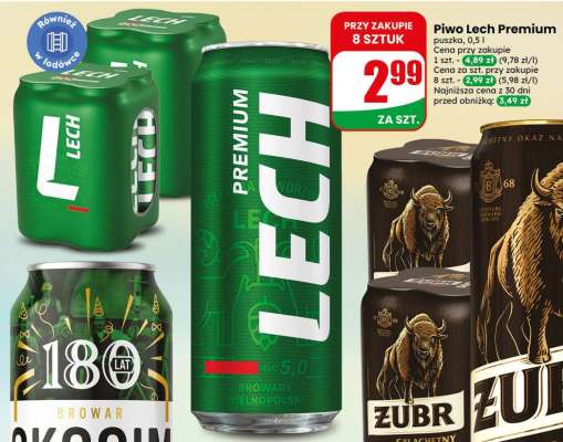 Piwo LECH PREMIUM
