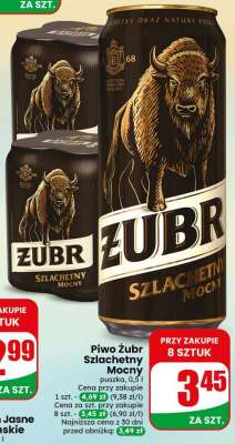 Piwo Żubr Szlachetny Mocny
