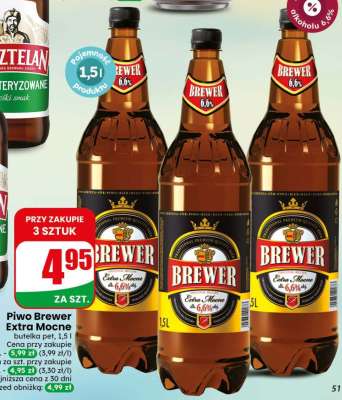 Piwo Brewer Extra Mocne