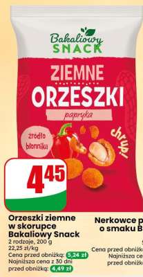 Orzeszki ziemne w skorupce Bakaliowy Snack