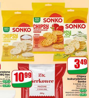 Chipsy kukurydziane Sonko