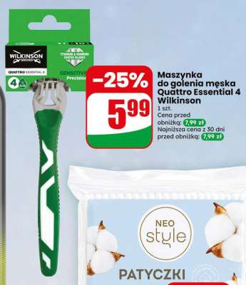 Maszynka do golenia męska Quattro Essential 4 Wilkinson
