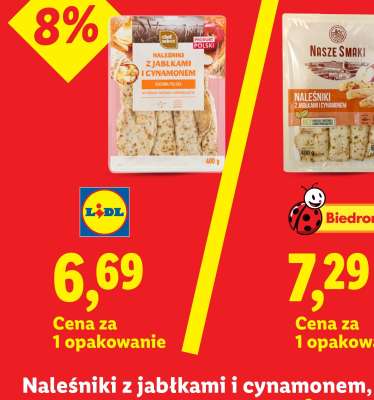 Naleśniki z jabłkami i cynamonem