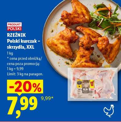 Rzeźnik Polski kurczak – skrzydła, XXL