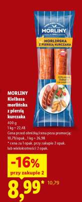 MORLINY Kiełbasa morlińska z piersią kurczaka