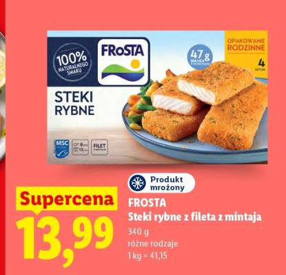 FROSTA Steki rybne z fileta z mintaja