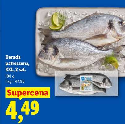 Dorada patroszona, XXL, 2 szt.