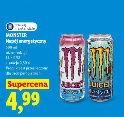 MONSTER Napój energetyczny**