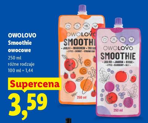 OWOLOVO Smoothie owocowe***